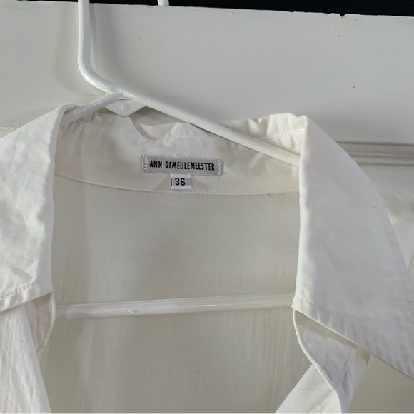 Ann Demeulemeester Asymmetric Belted Tunic Shirt 36 - Picture 4 of 7